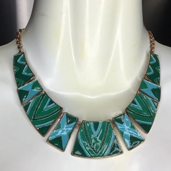 Rare vintage retro enamel jewellery - Picture 2 of 8